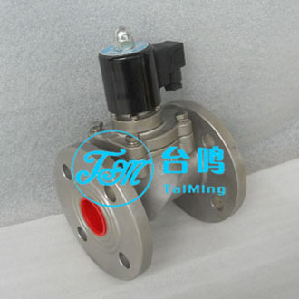 不銹鋼法蘭電磁閥實(shí)拍圖片